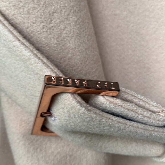TED BAKER London coat. Camel color. Rose gold trimmings. Winter coat - Picture 3 of 17